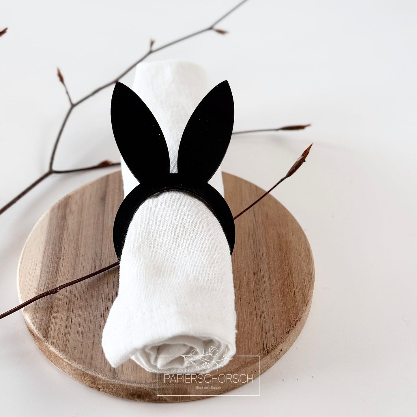 3D Druckdatei - Serviettenring Hase