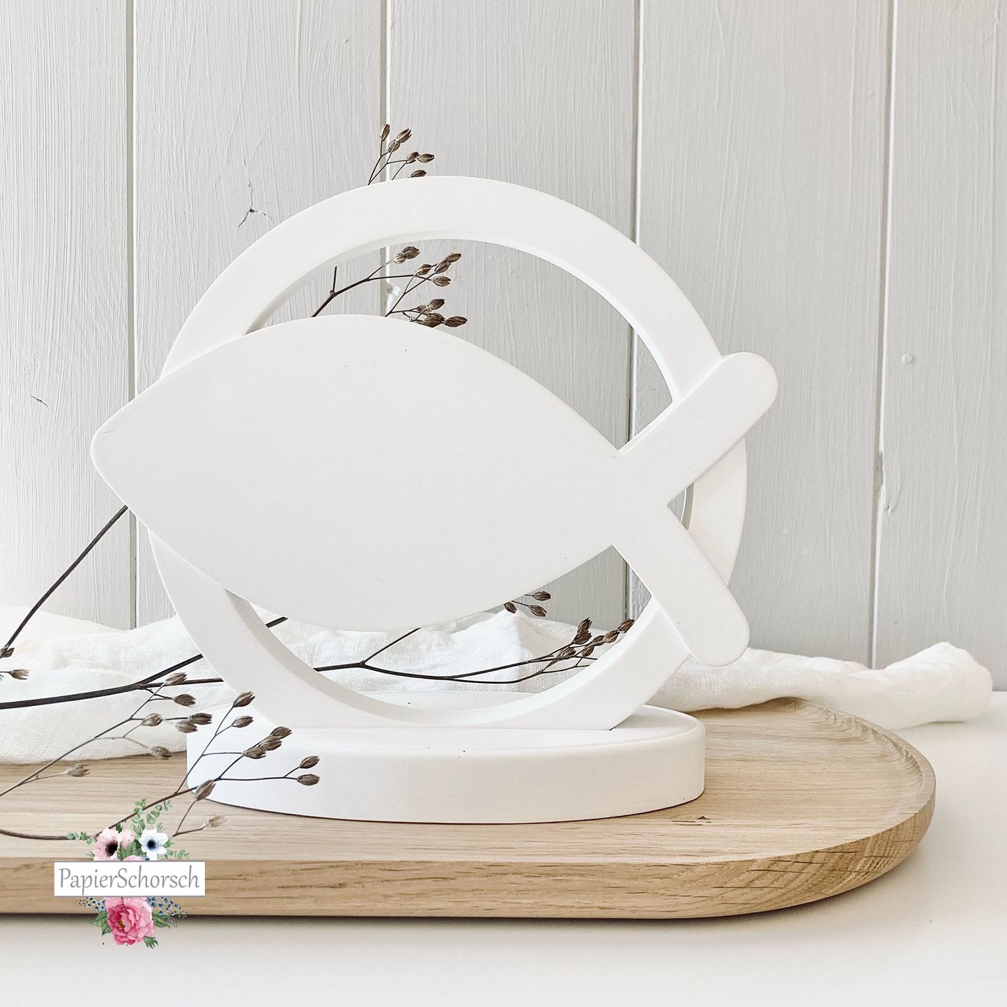 Silikonform Ring mit Fisch