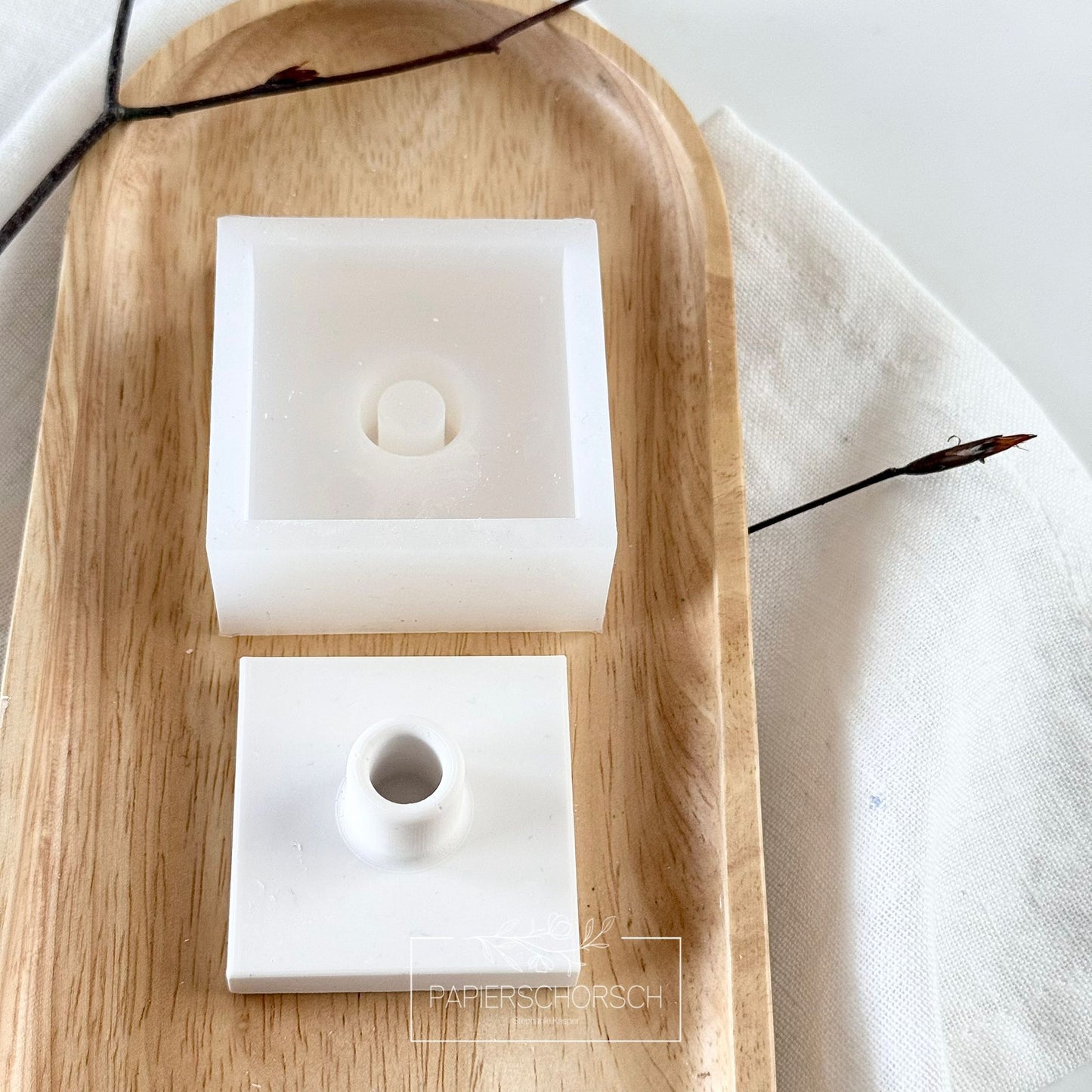 Silikonform - Stecktülle für Gießlinge