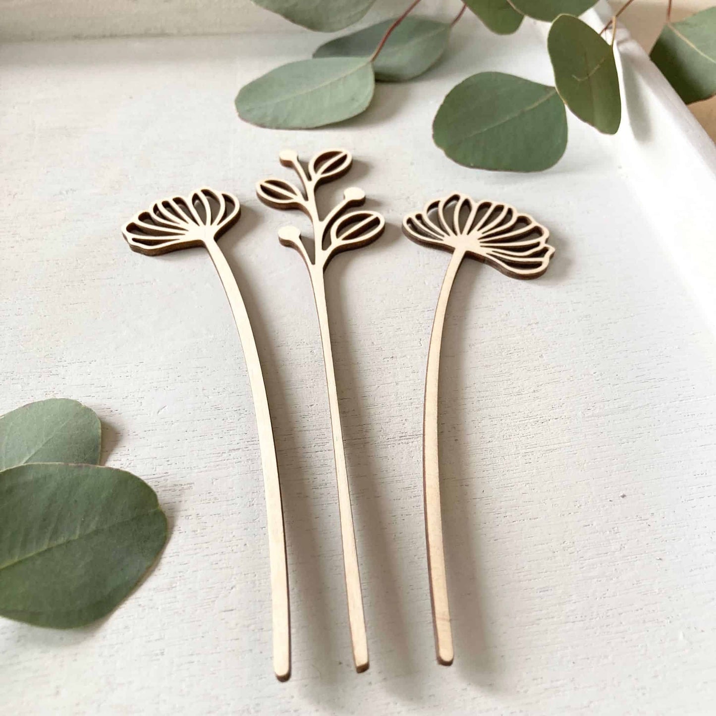 Holzblumen - Blüten