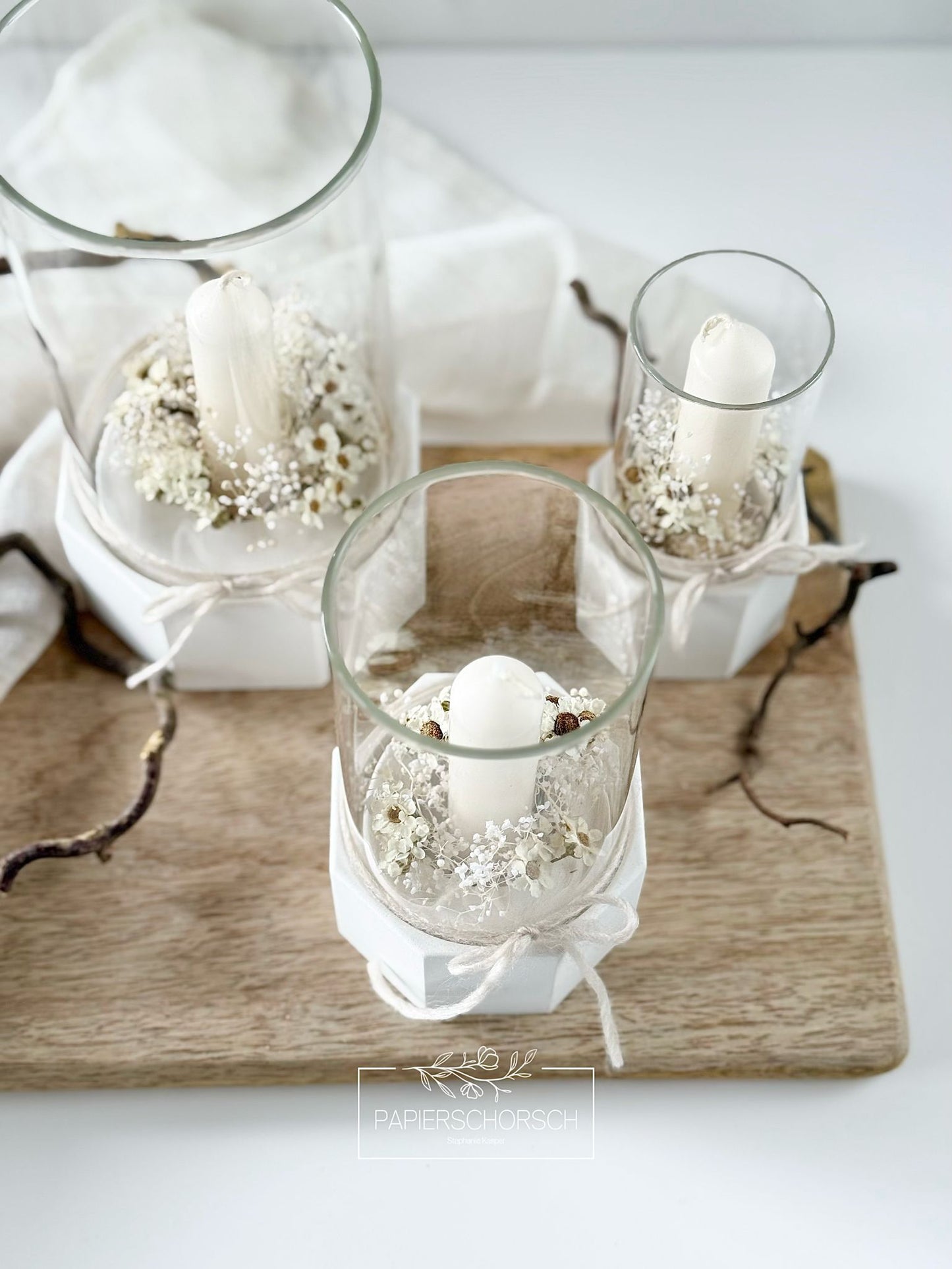 Silikonform Sockel Eckig Windlicht