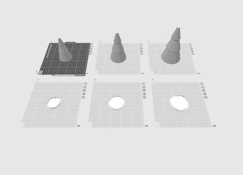 3D Druckdatei - Baum Elfi 3er Set