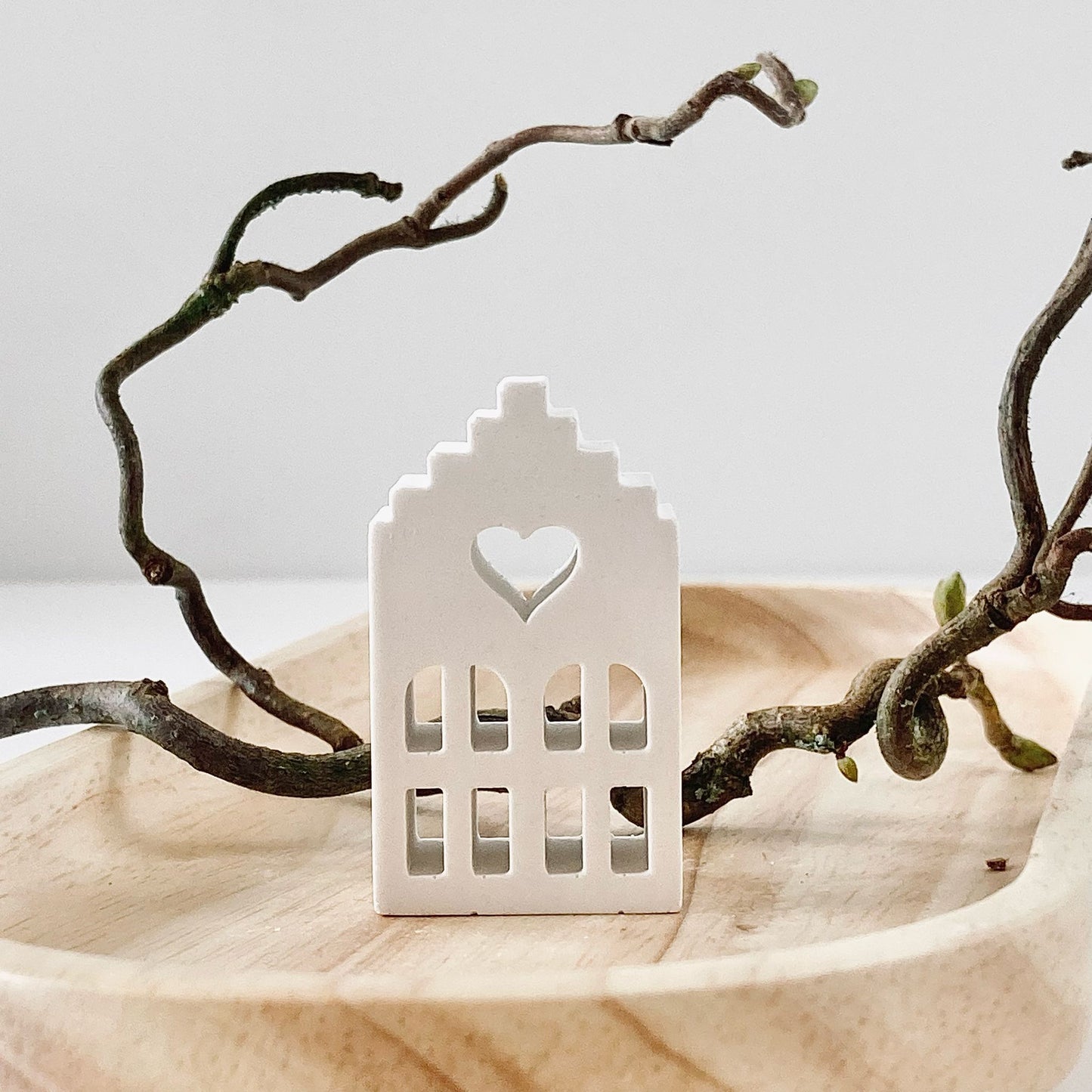 Silikonform - Haus mit Herz @Papierschorsch DESIGNline
