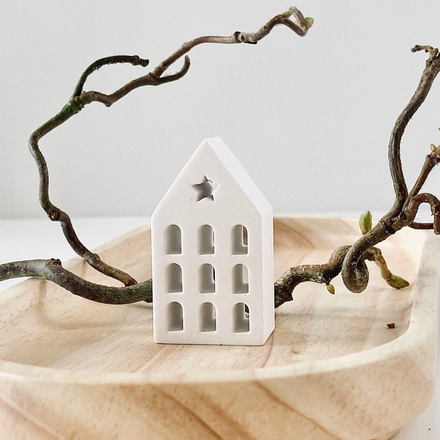 Silikonform - Haus mit Stern @Papierschorsch DESIGNline