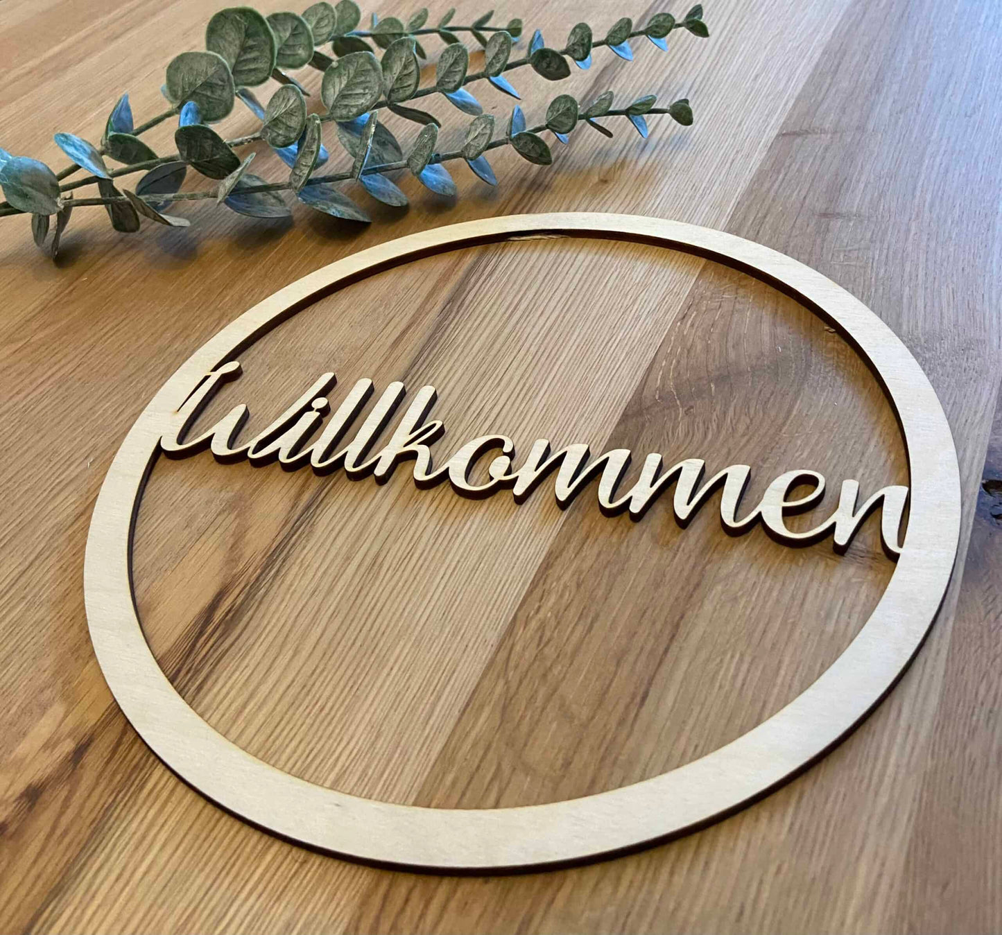 Ring Willkommen Schriftzug - 01