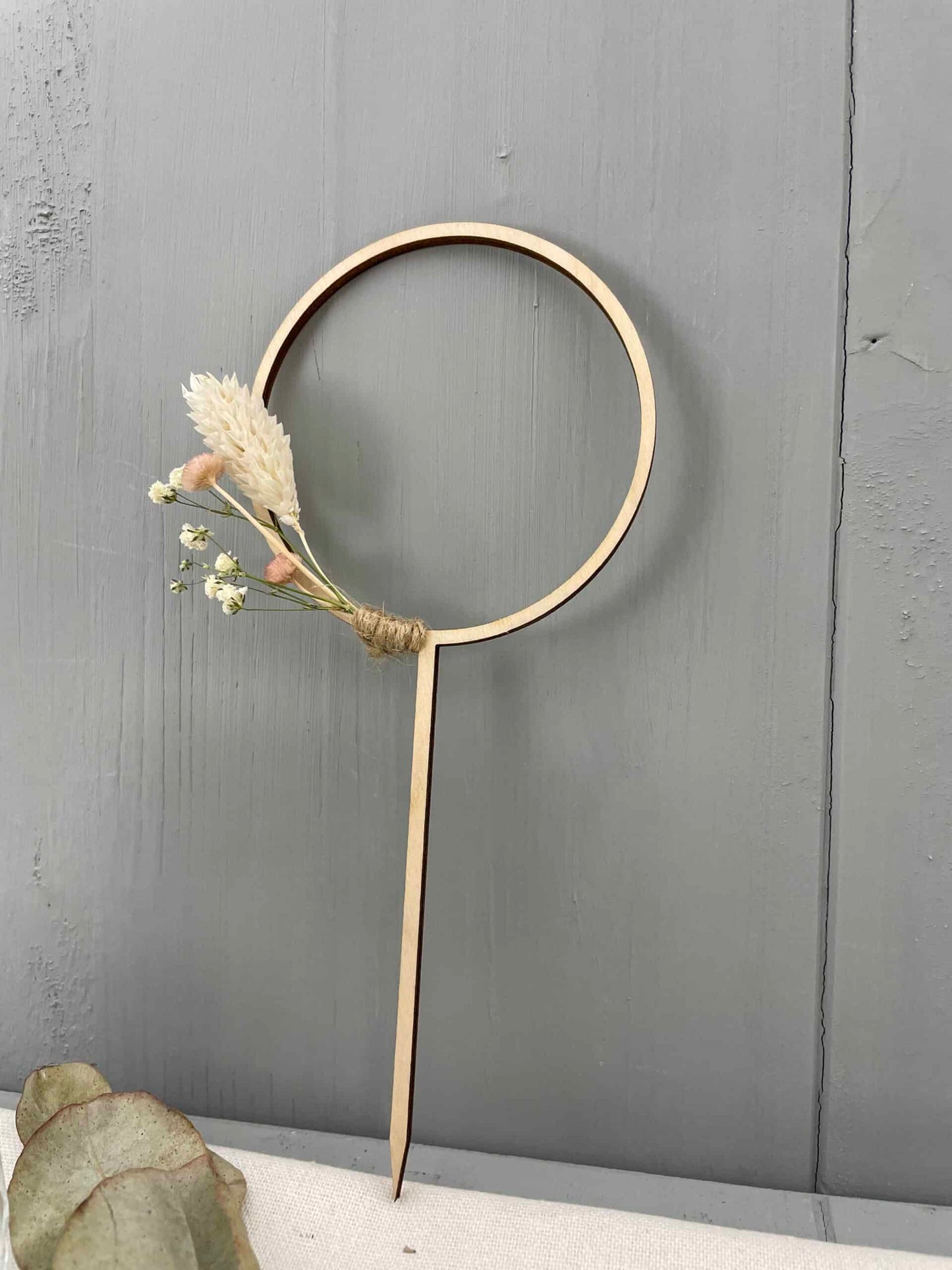 Mini Caketopper / Tortenstecker blanko - 000134