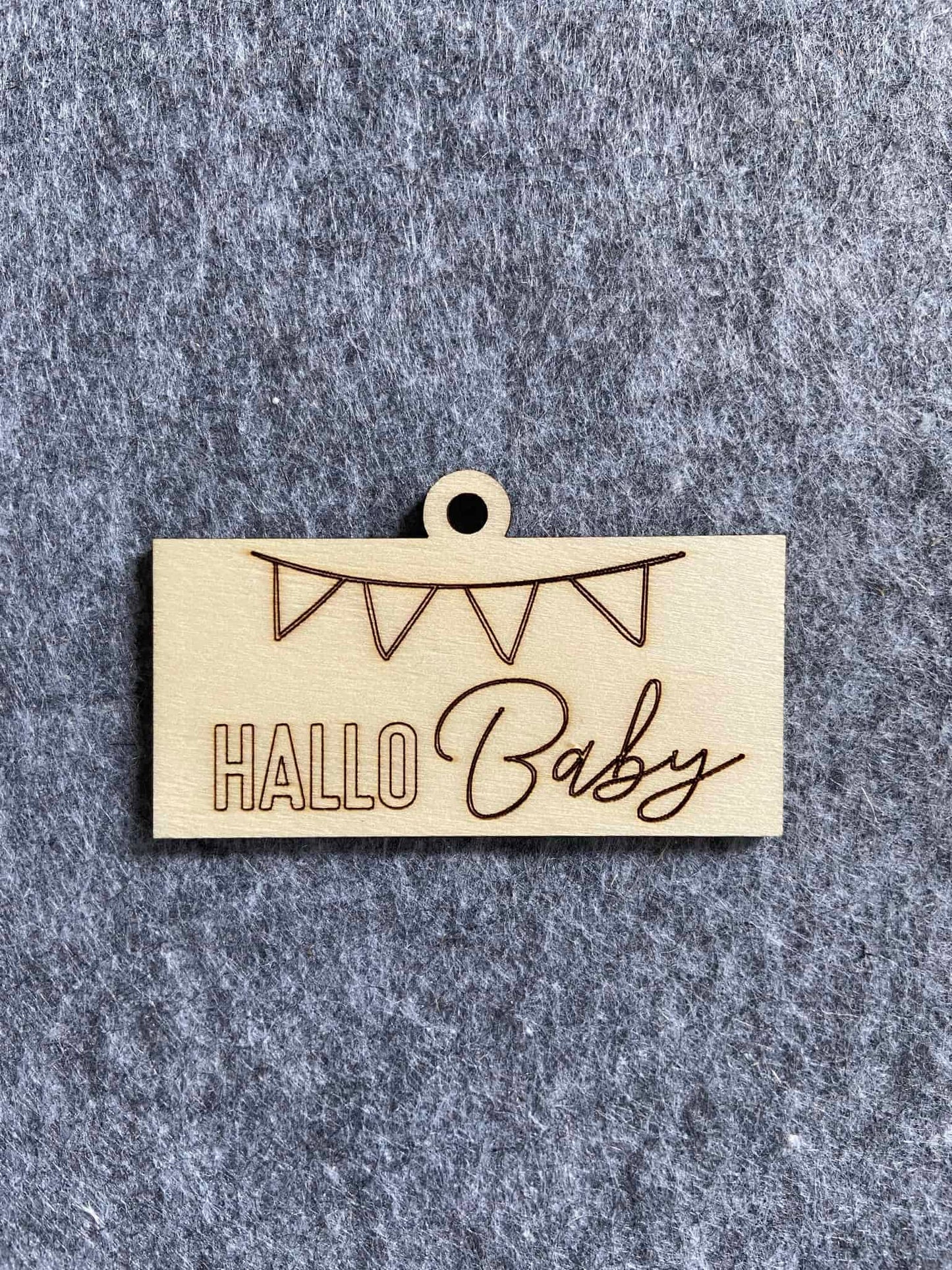 Anhänger Geburt 83x49mm Rechteck 01