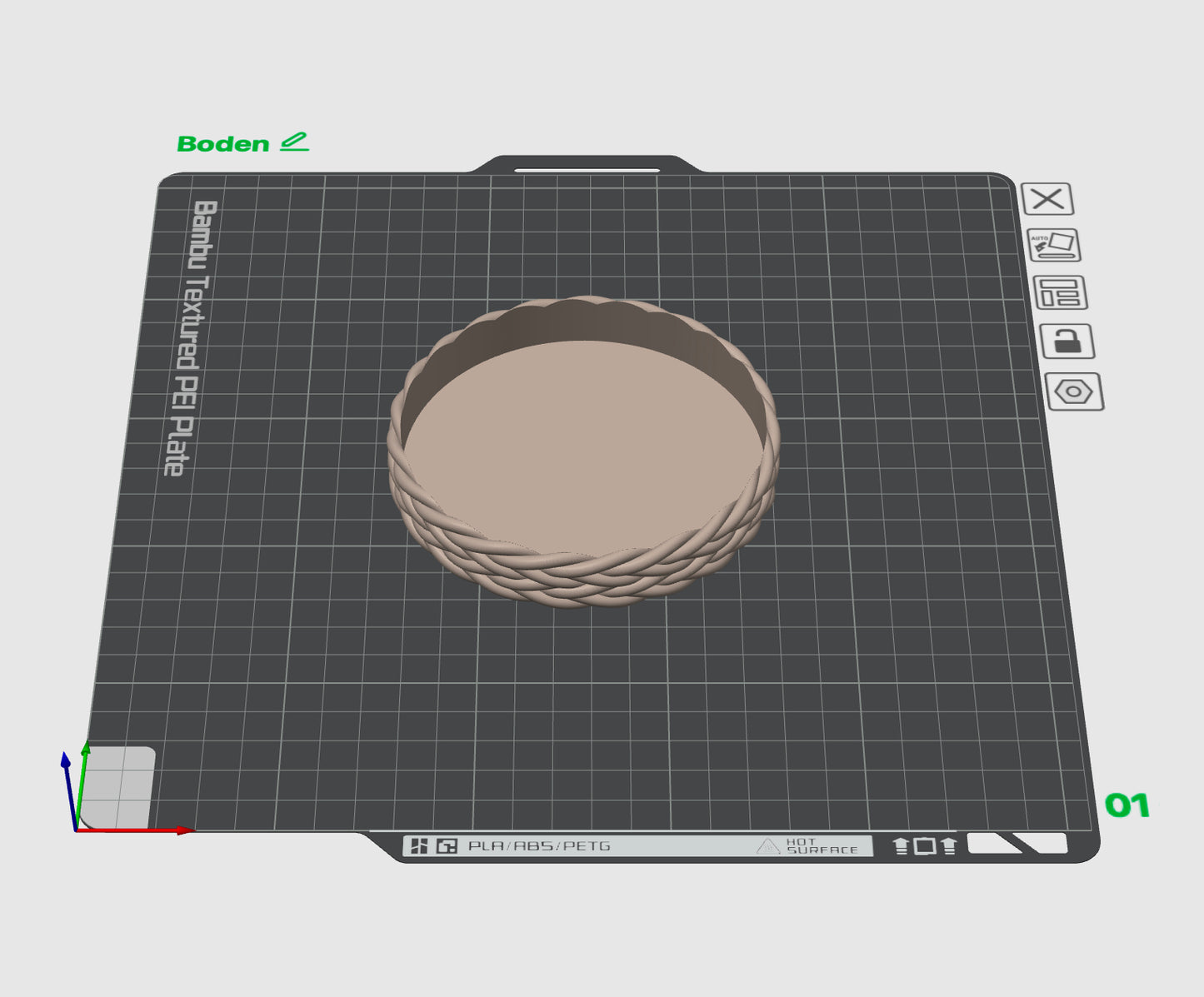 3D Druckdatei - Windlicht Liesl Herzensmensch