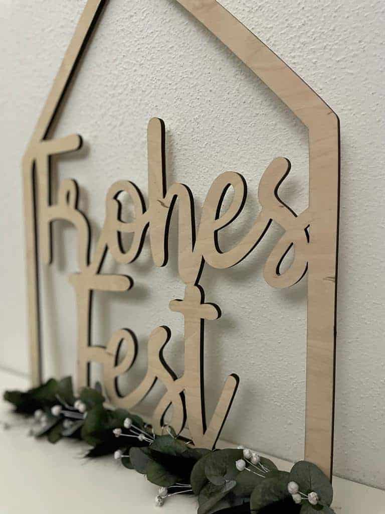 Haus Frohes Fest, Sterne oder Hirsch - 000078