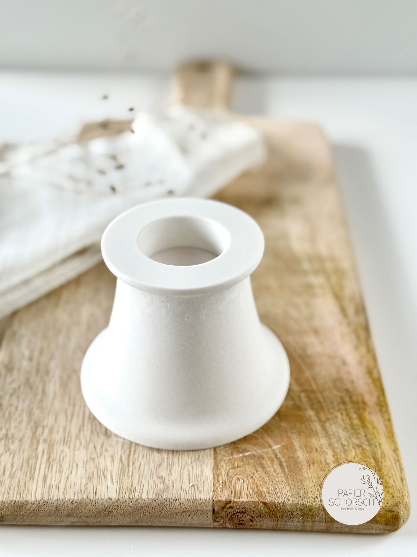 Silikonform - Kerzenhalter klassisch