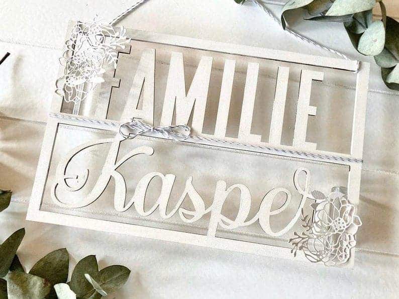 Schild Familie Rechteck 01