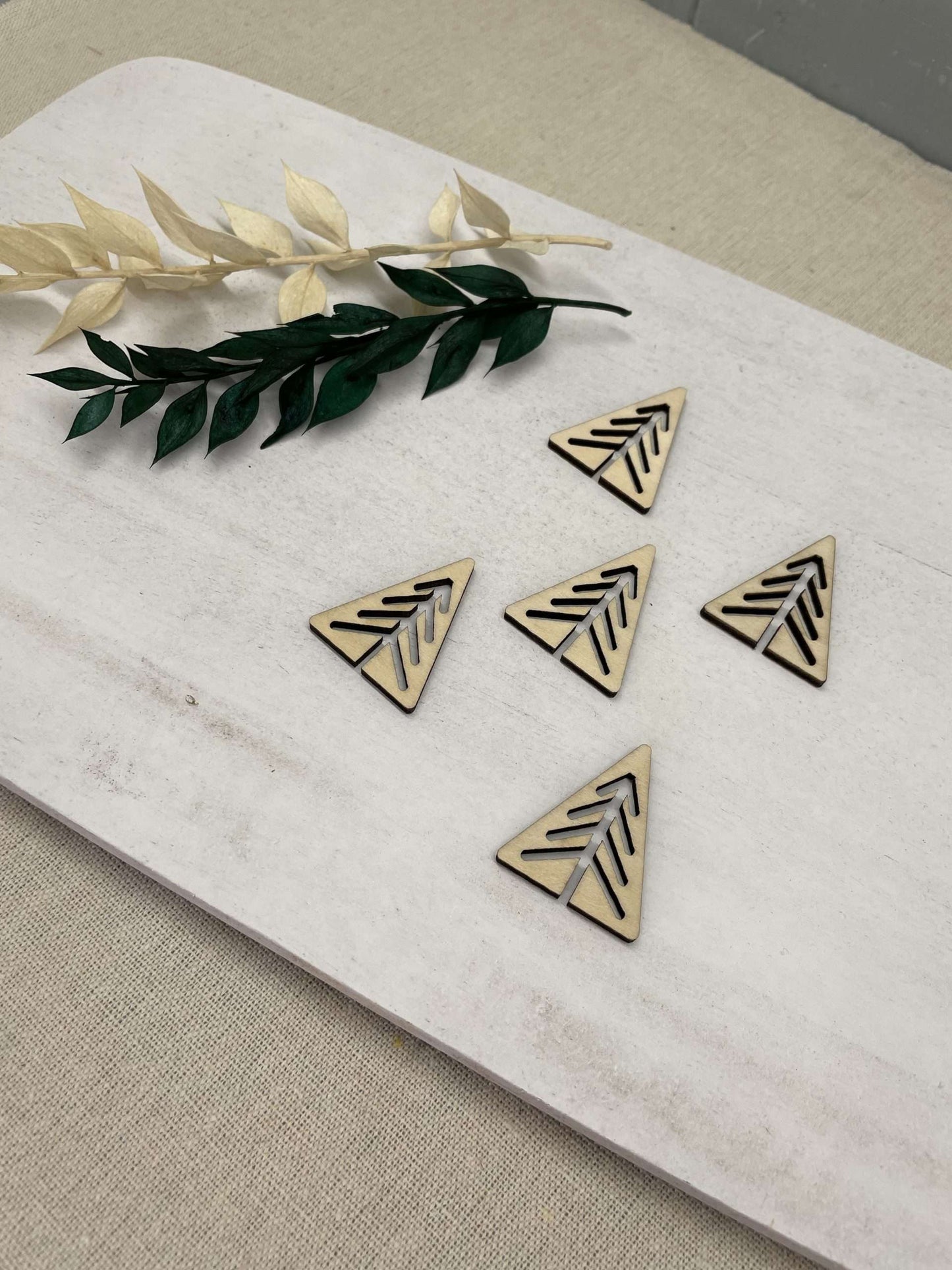 Weihnachtsbaum Holz – 10 er Set