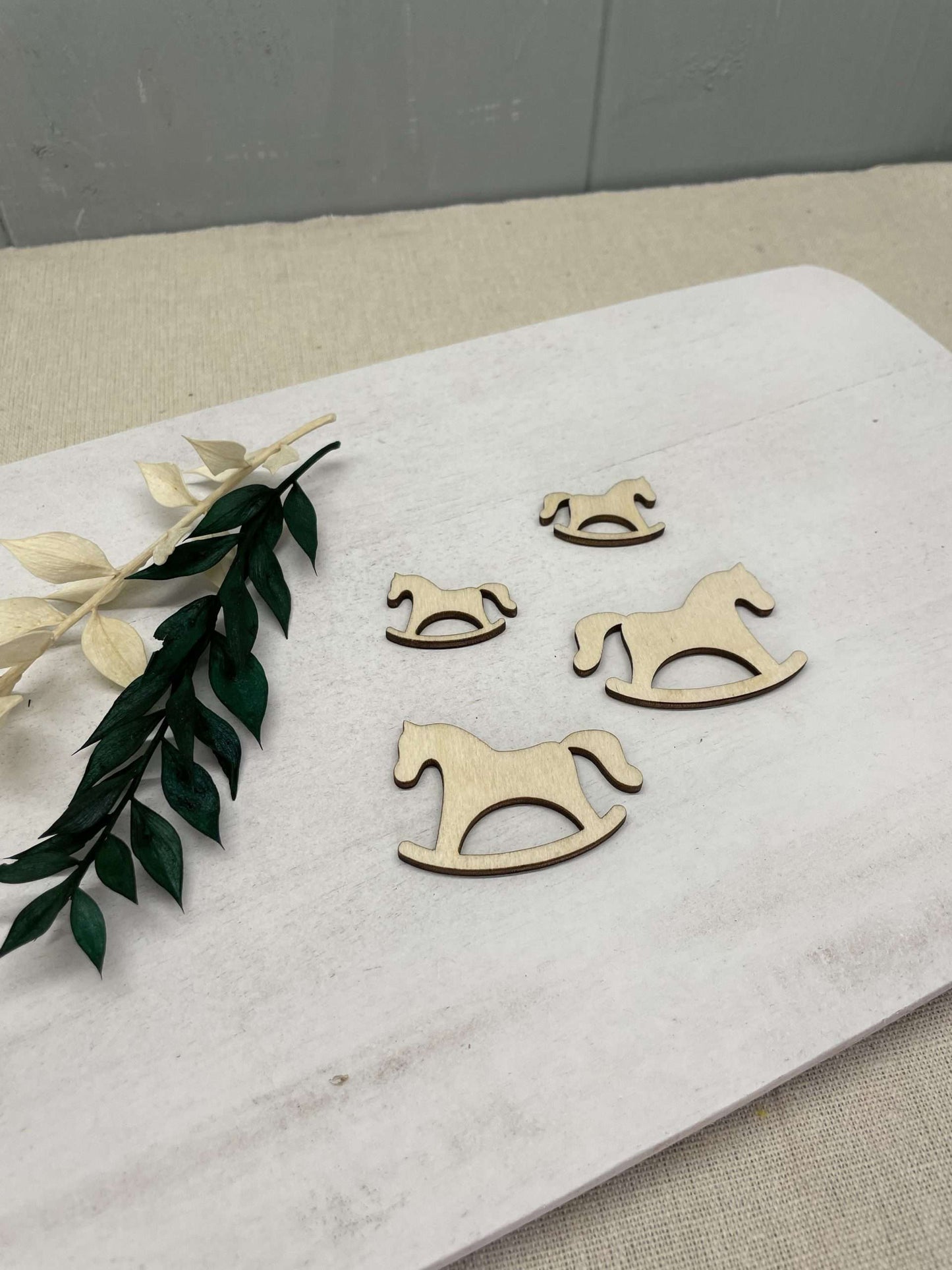 Schaukelpferd Holz – 10 er Set