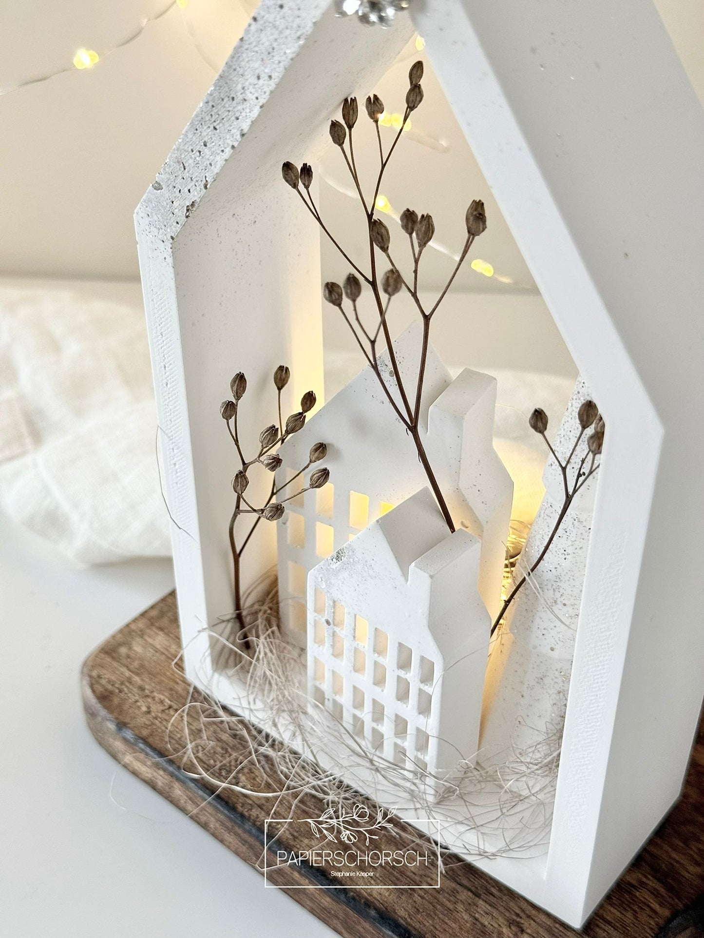 Silikonform - Bausatz Haus Klassisch @Papierschorsch