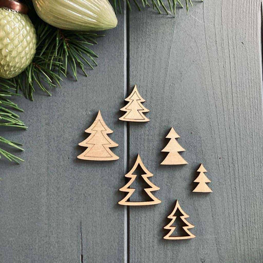 Weihnachtsbaum 25 und 30 mm – 10 er Set
