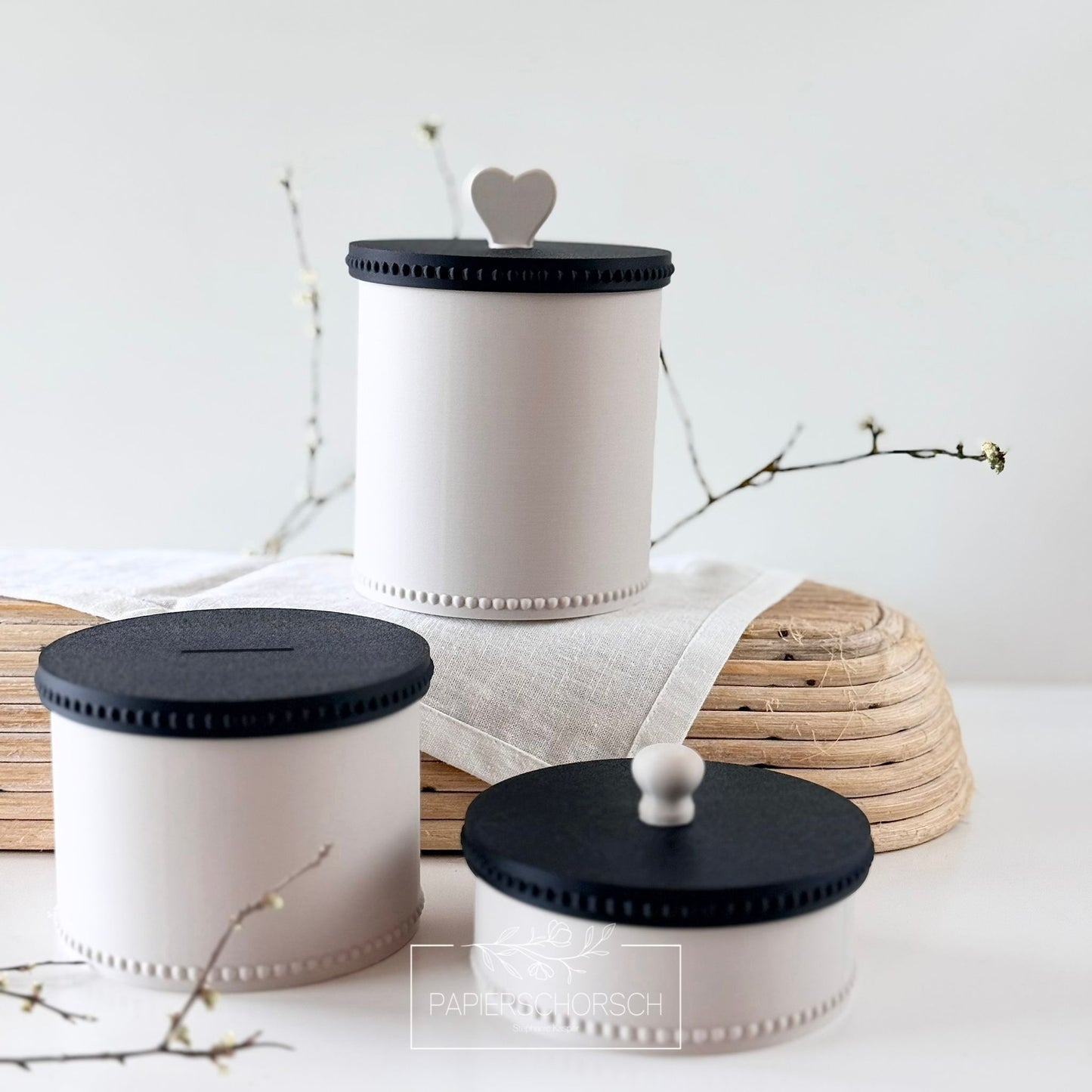 3D Druckdatei - Dose mit Deckel Pauline