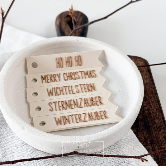 3D Druckdatei - Anhänger Wimpel Set 5