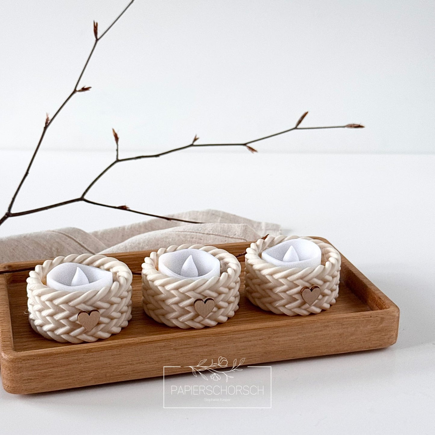 3D Druckdatei - Liesl LED-Licht Schale