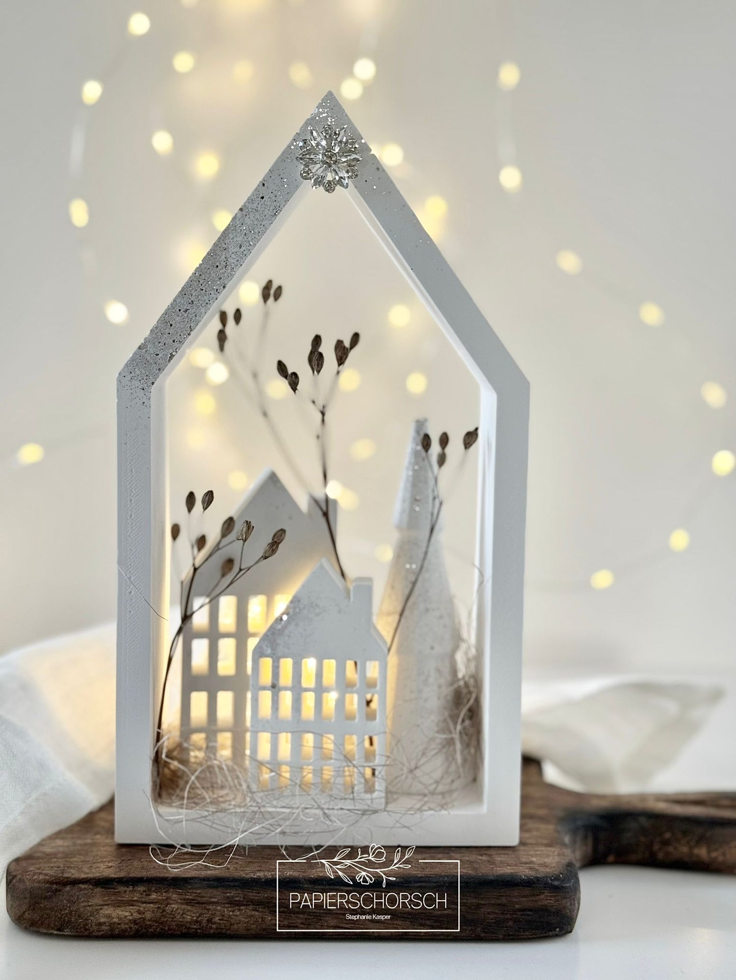 Silikonform - Bausatz Haus Klassisch @Papierschorsch