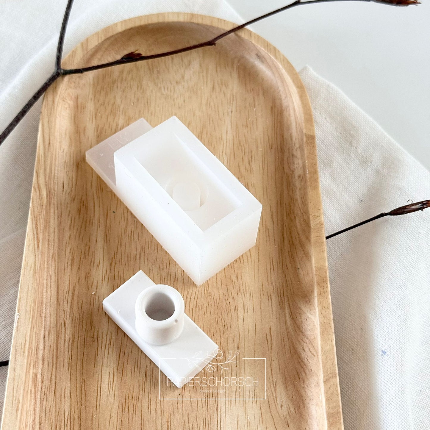 Silikonform - Stecktülle für Gießlinge