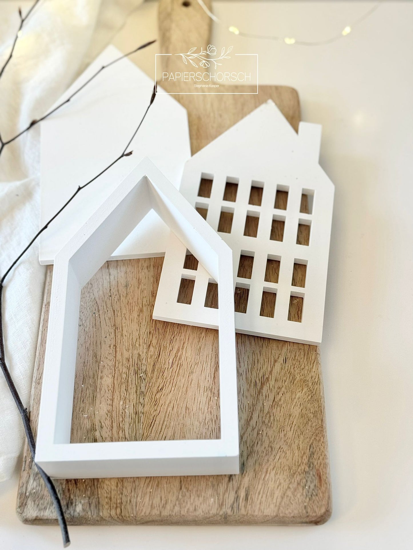 Silikonform - Bausatz Haus Klassisch @Papierschorsch