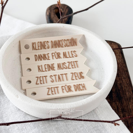 3D Druckdatei - Anhänger Wimpel Set 2
