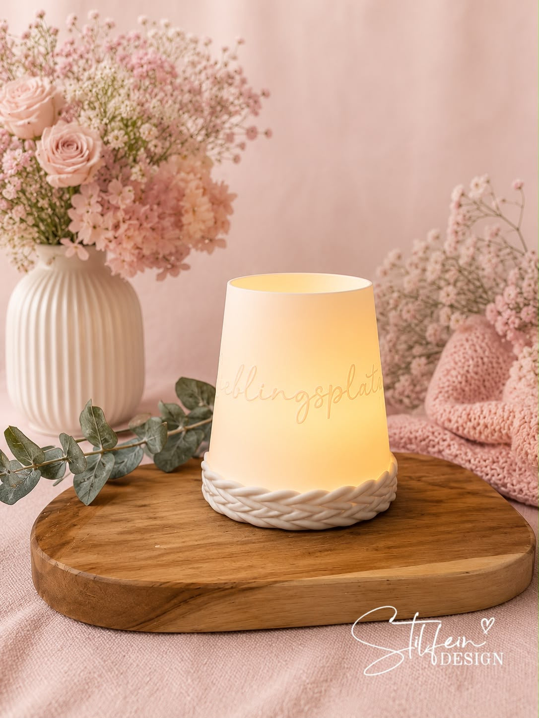 3D Druckdatei - Windlicht Liesl Lieblingsplatz