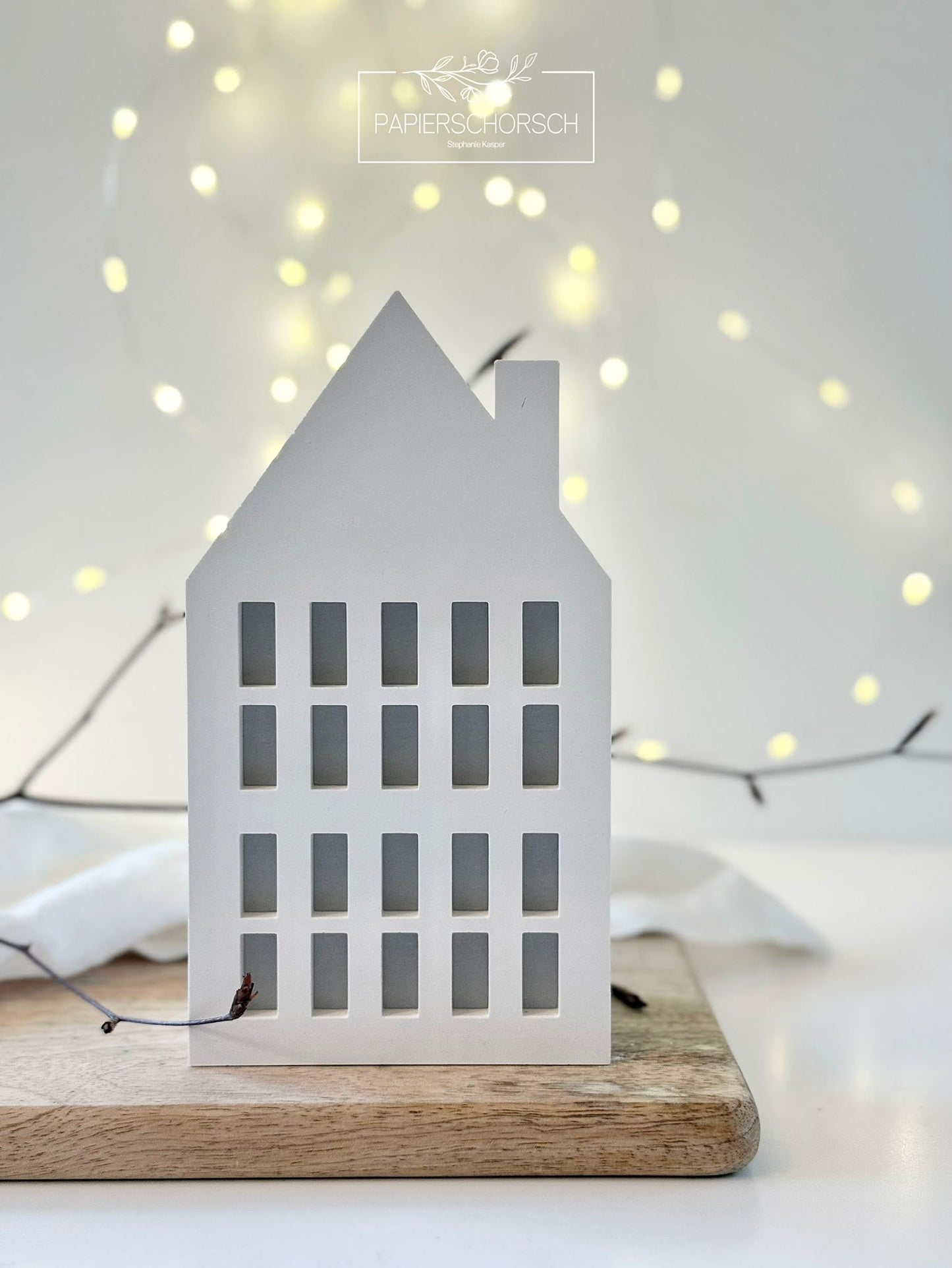 Silikonform - Bausatz Haus Klassisch @Papierschorsch