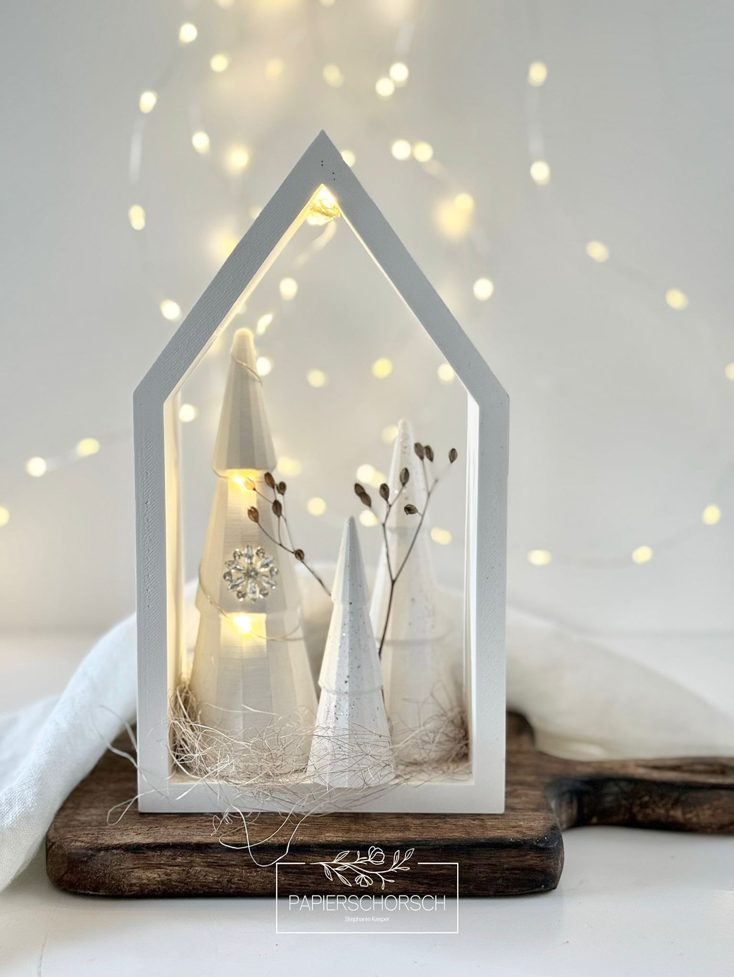 Silikonform - Bausatz Haus Klassisch @Papierschorsch