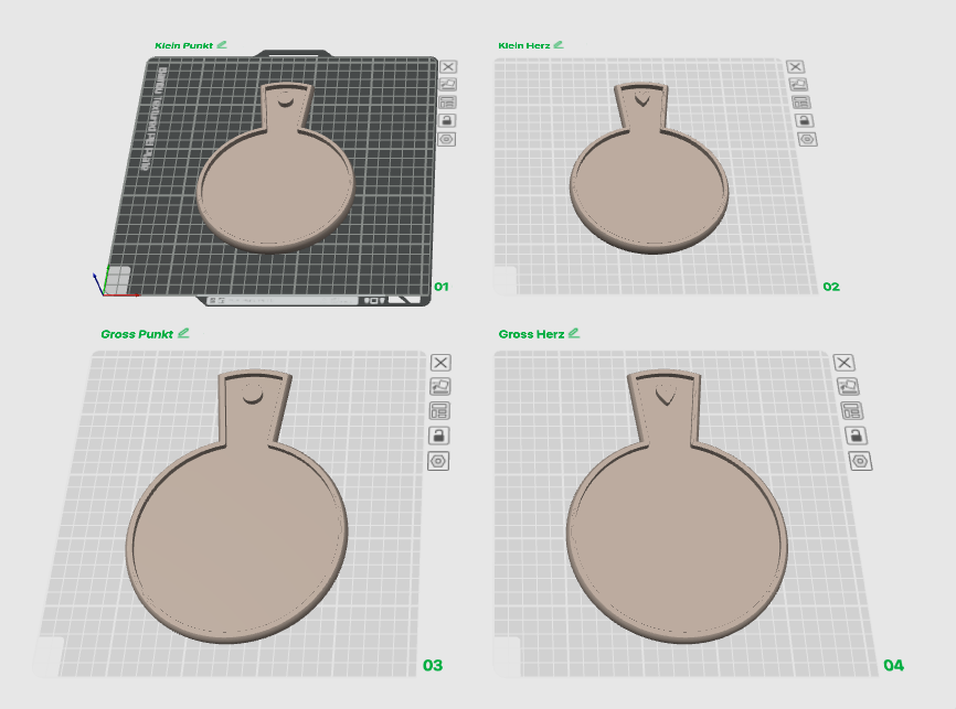 3D Druckdatei - Brett Betty für Inlay oder zum ausgießen