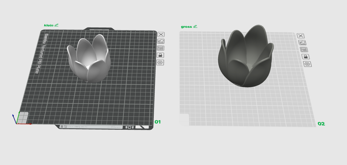 3D Druckdatei - Blüte Elisabeth