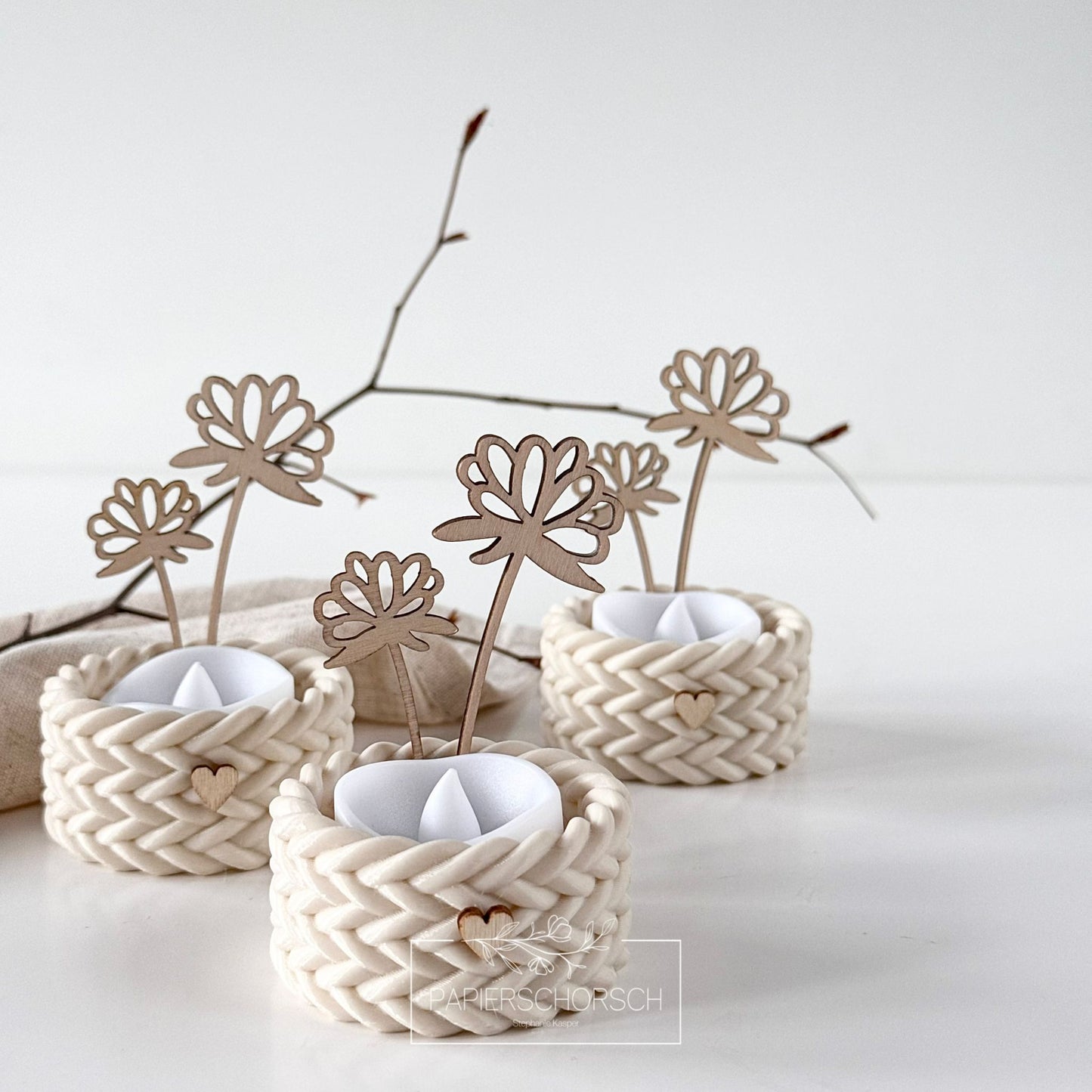 3D Druckdatei - Liesl LED-Licht Schale