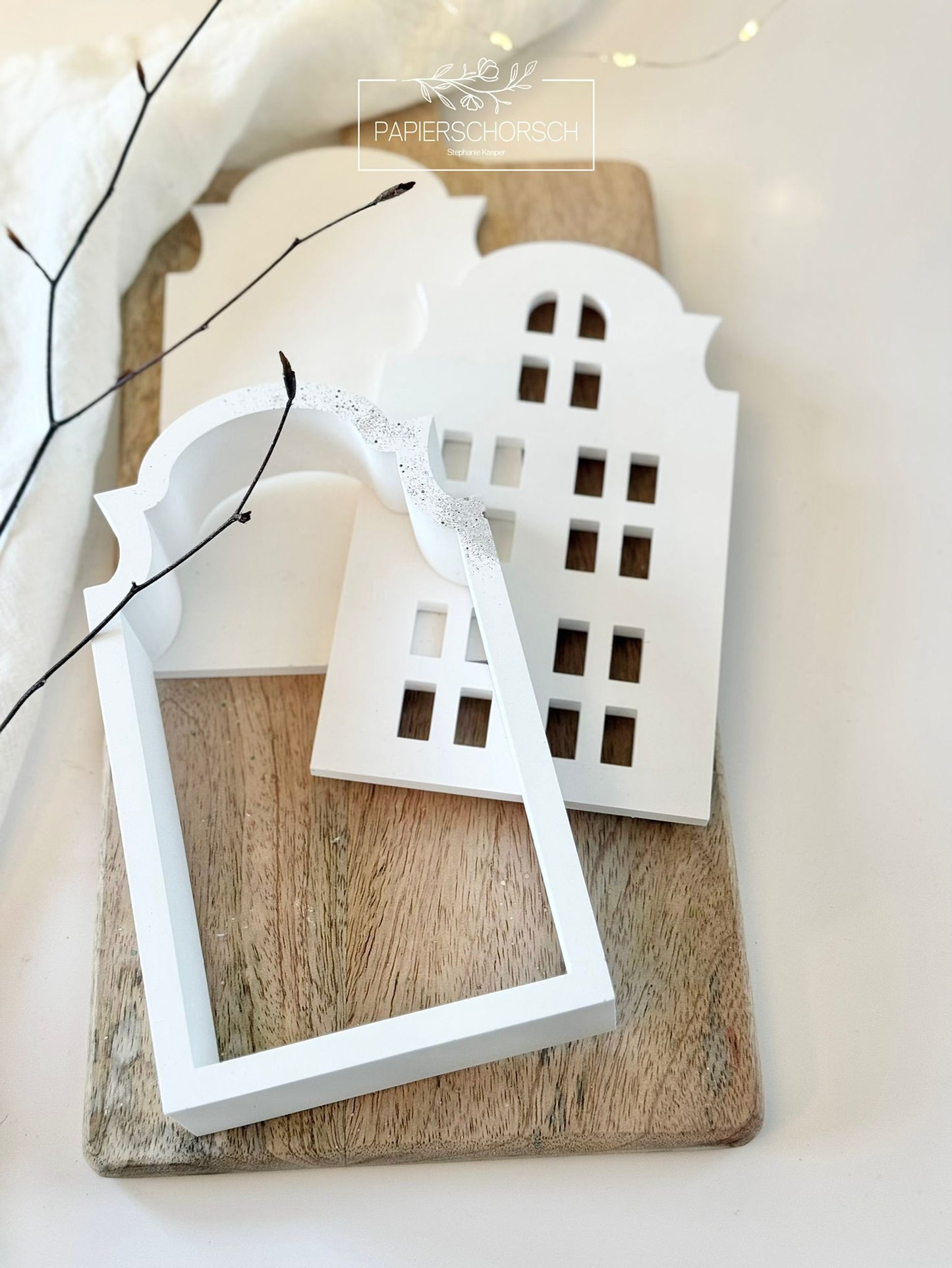 Silikonform - Bausatz Haus Barrock @Papierschorsch