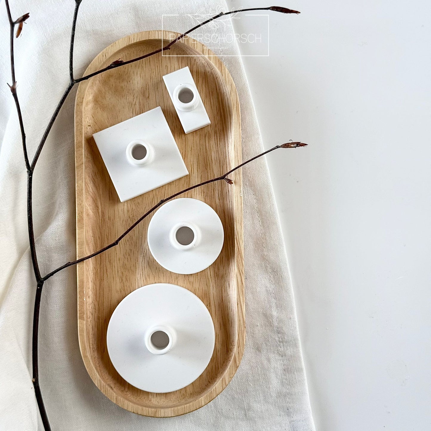 Silikonform - Stecktülle für Gießlinge