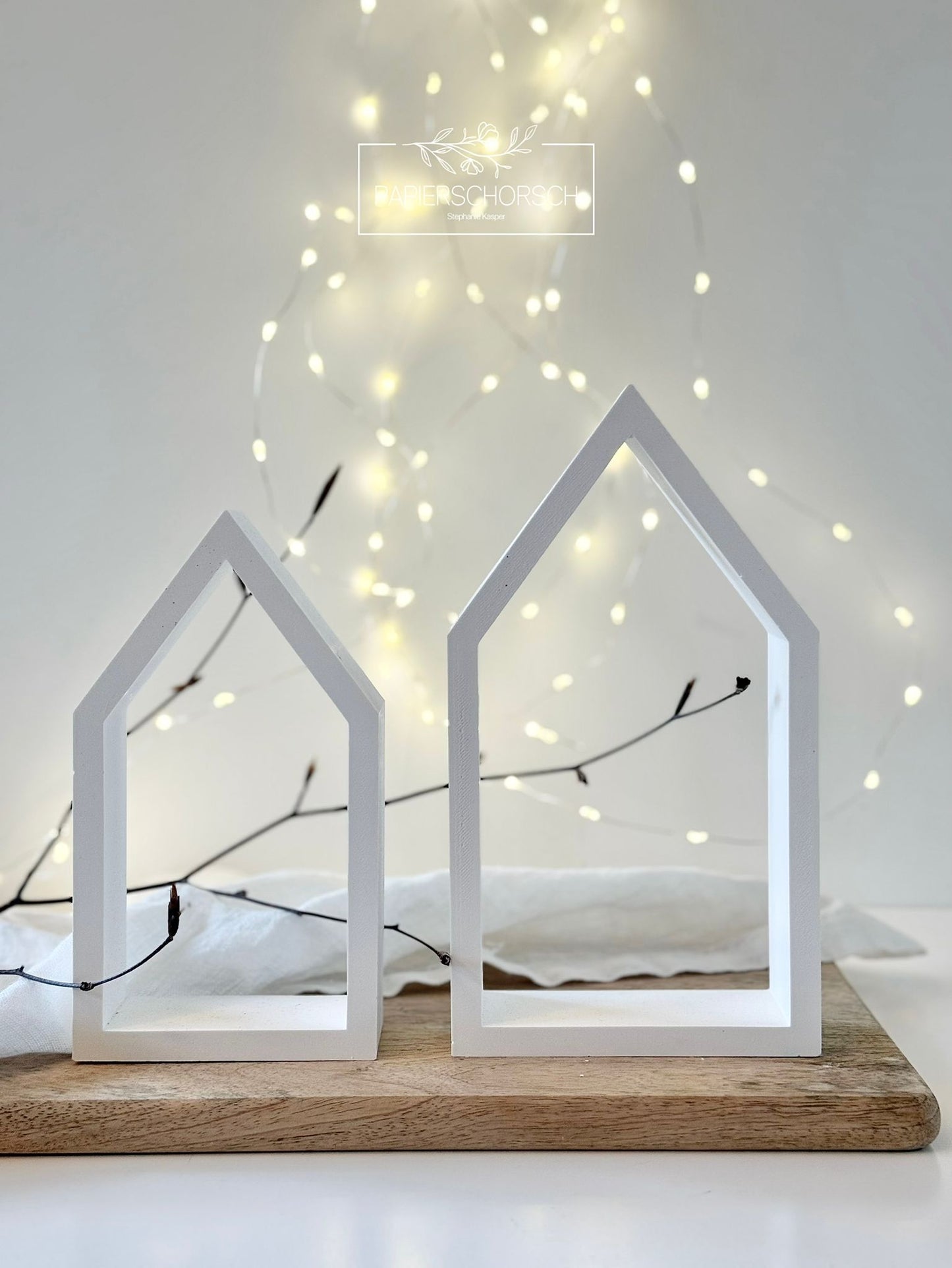 Silikonform - Bausatz Haus Klassisch @Papierschorsch