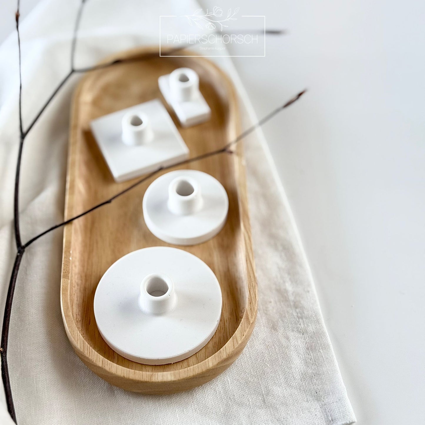 Silikonform - Stecktülle für Gießlinge