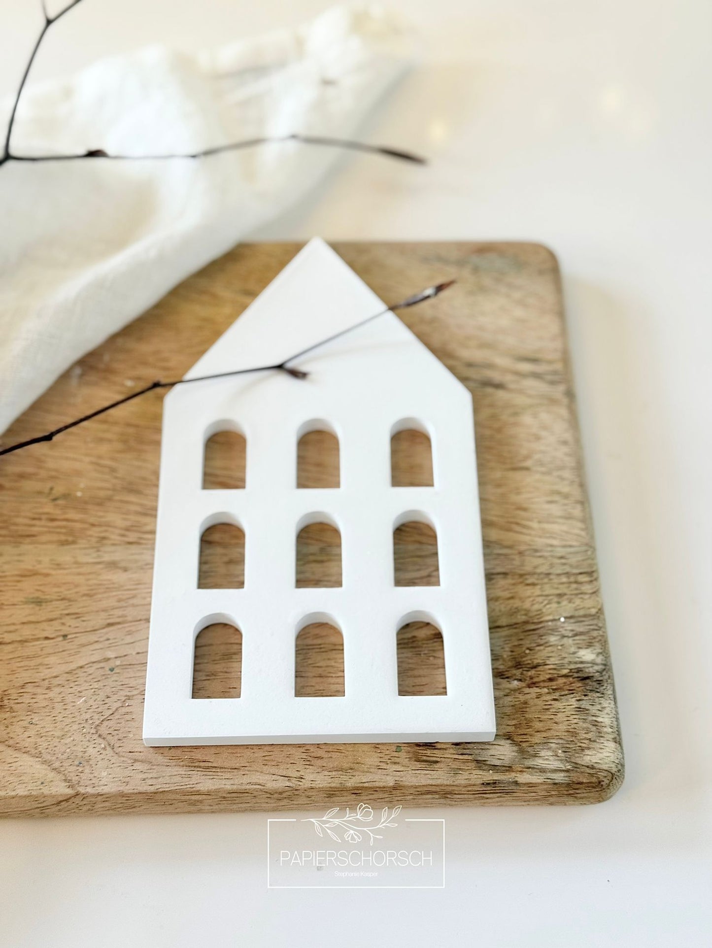 Silikonform - Bausatz Haus Klassisch @Papierschorsch