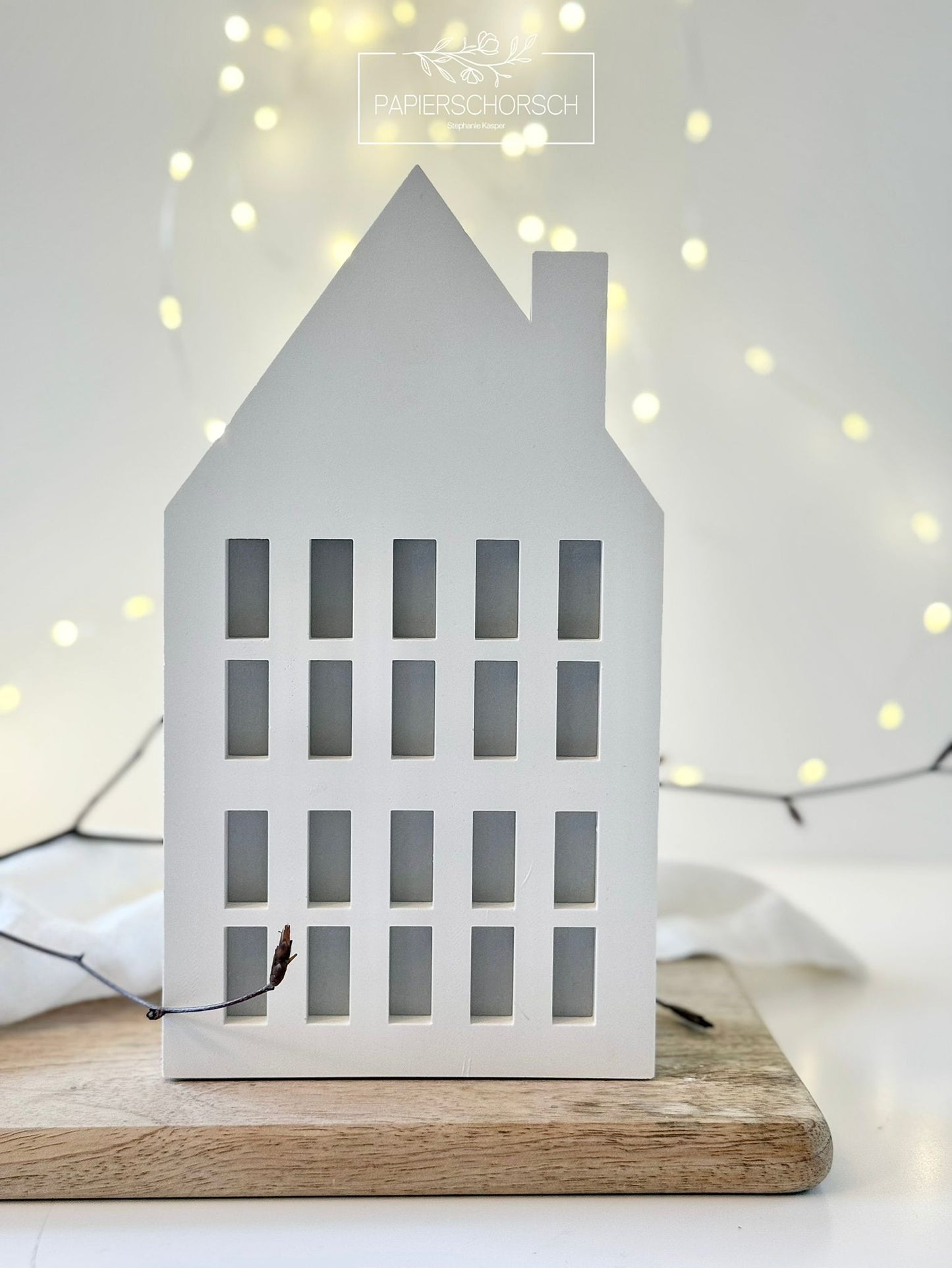 Silikonform - Bausatz Haus Klassisch @Papierschorsch