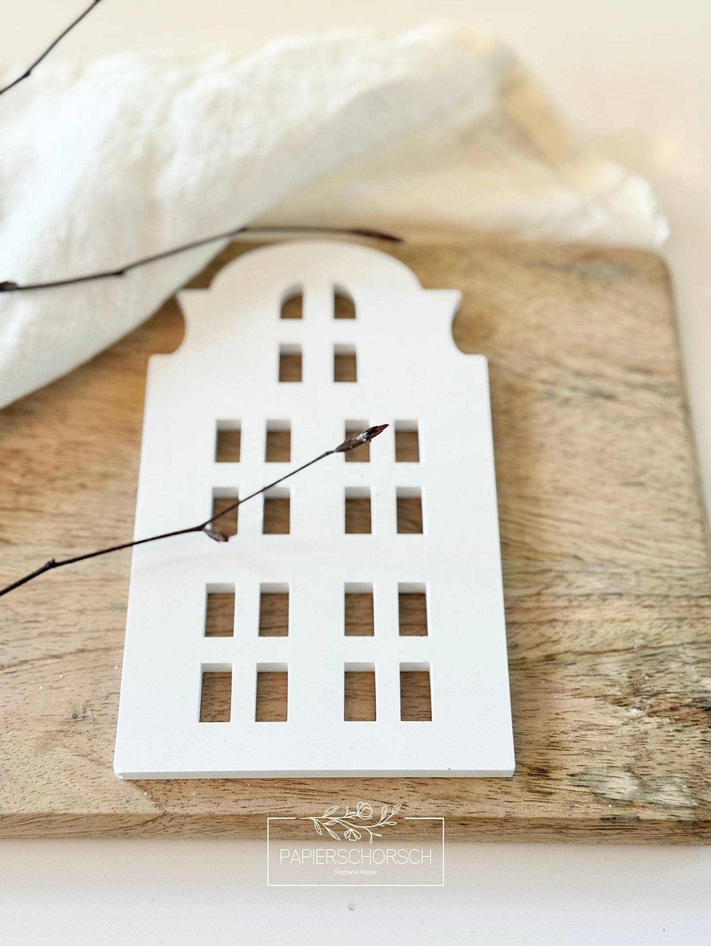 Silikonform - Bausatz Haus Barrock @Papierschorsch