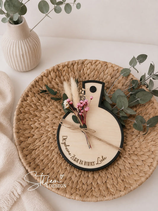 3D Druckdatei - Brett Betty Kreis 13cm für Inlay oder zum ausgießen