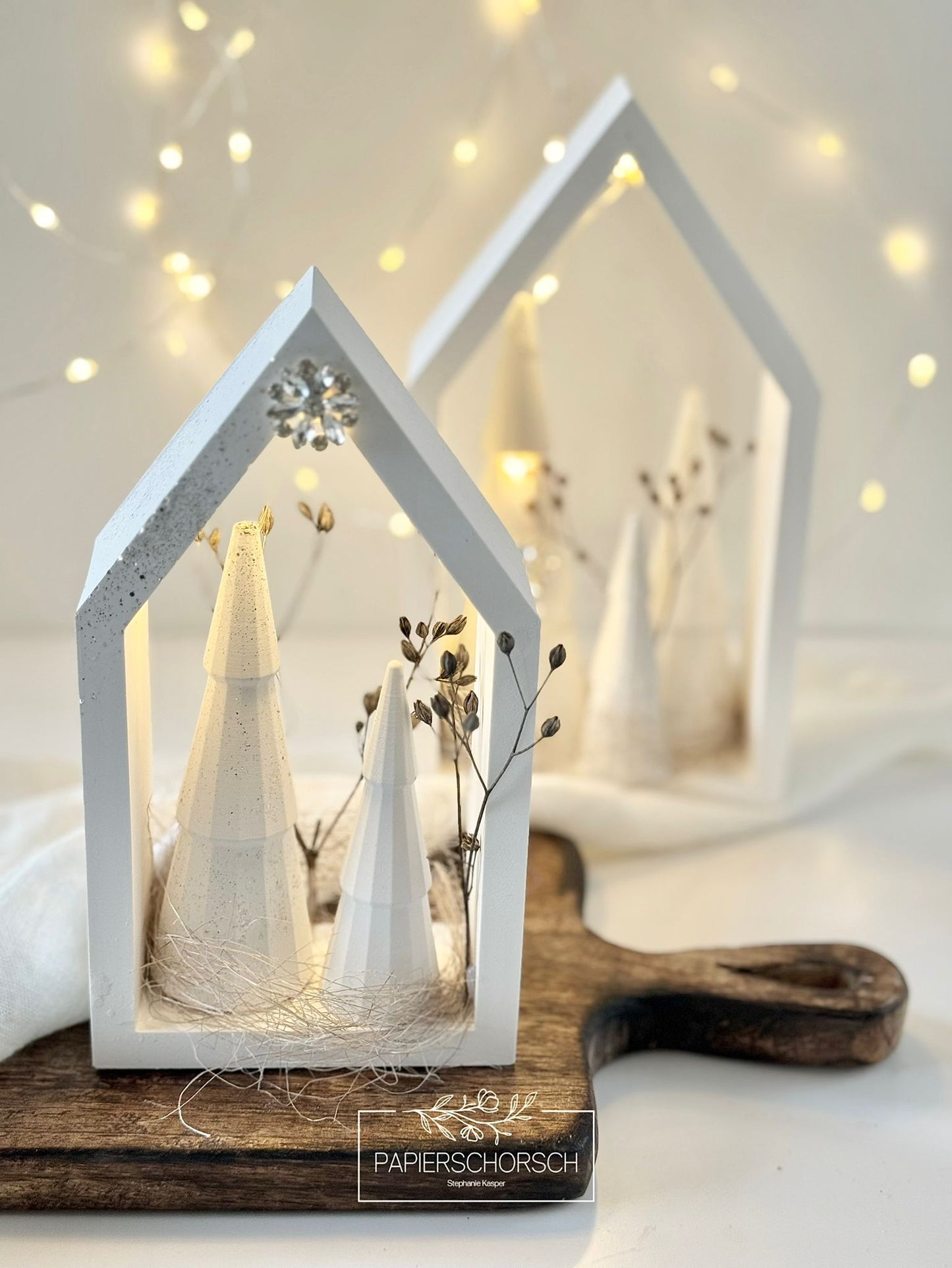 Silikonform - Bausatz Haus Klassisch @Papierschorsch