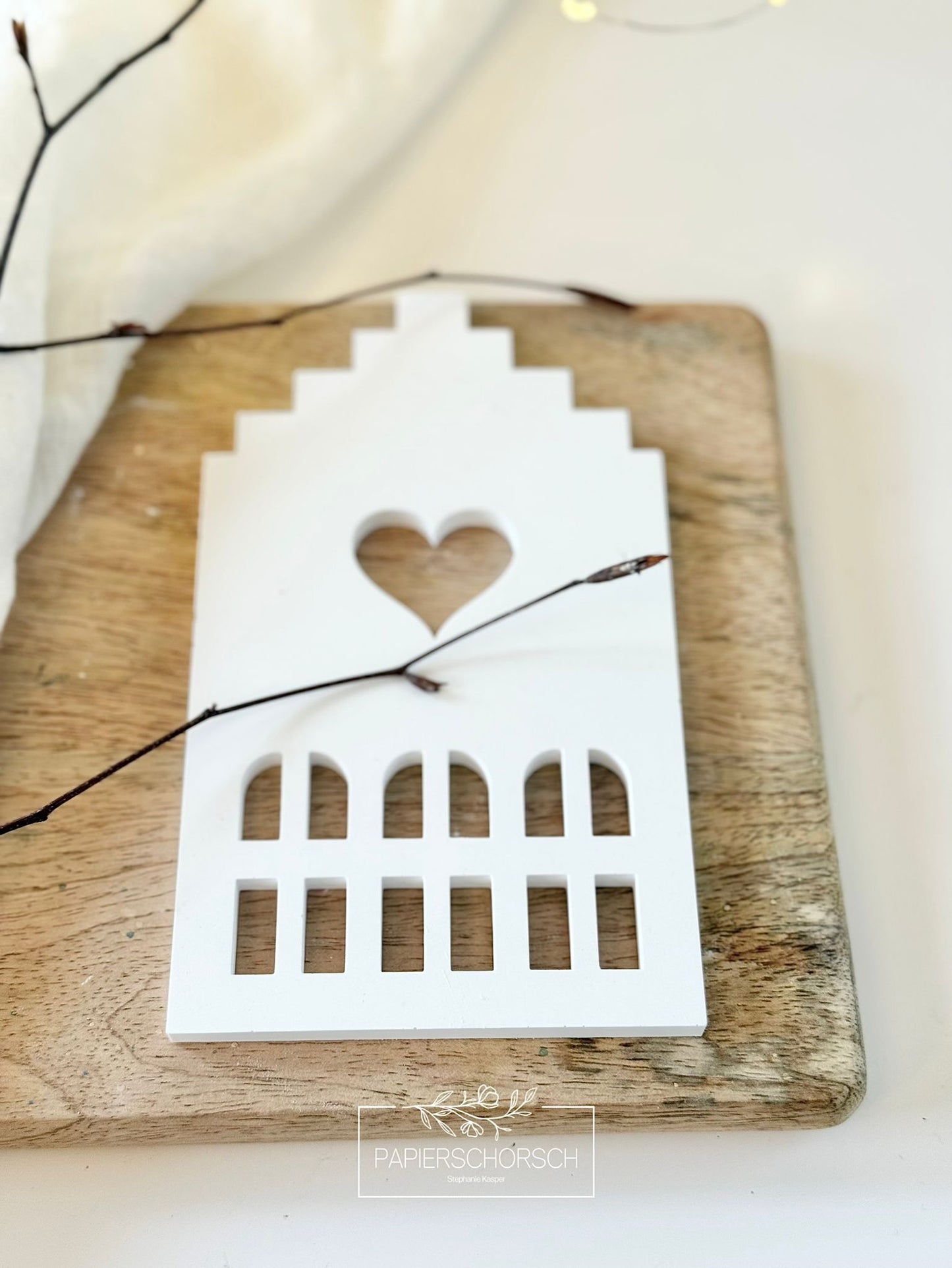 Silikonform - Bausatz Haus Drebbn @Papierschorsch