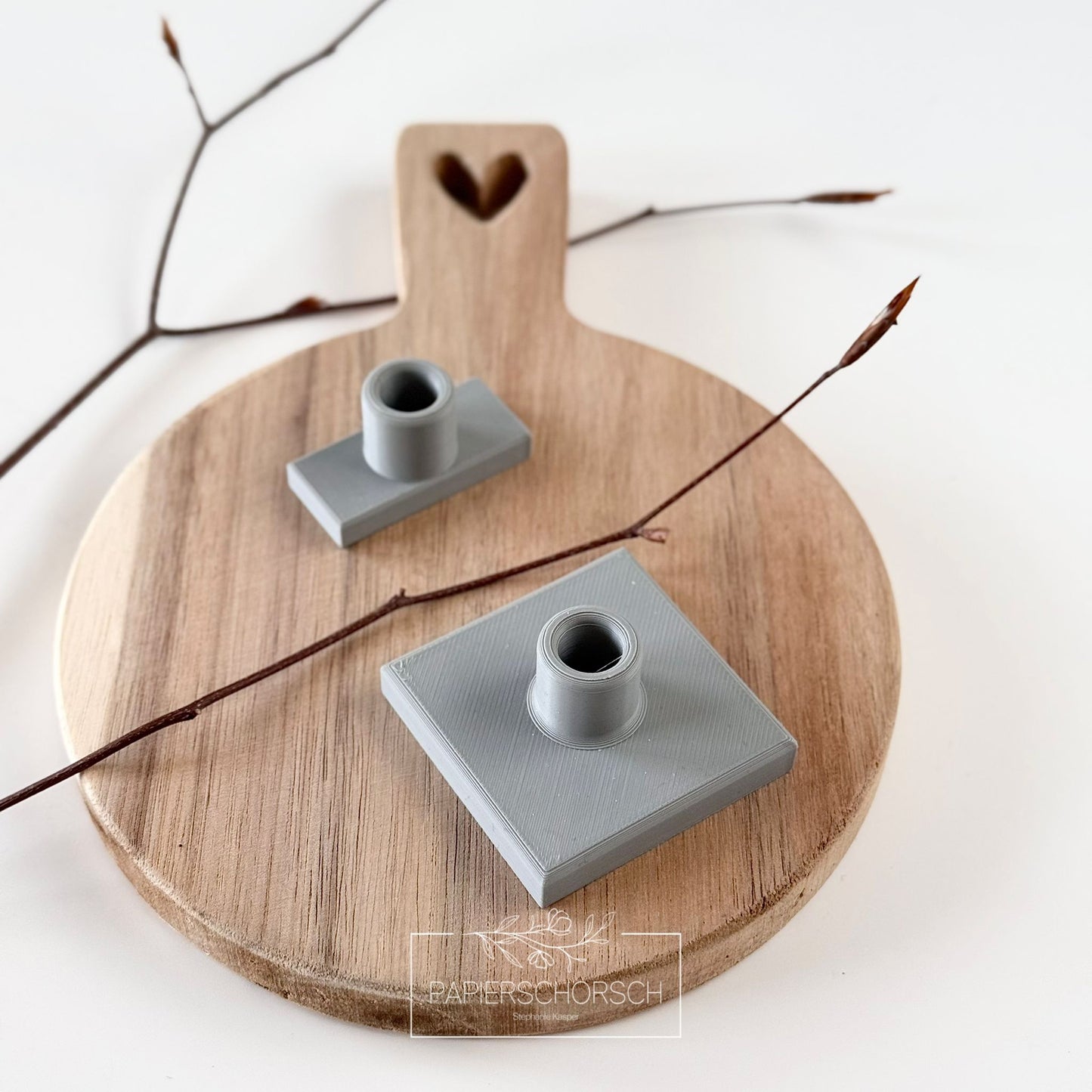 3D Druckdatei - Steckhülsen eckig und rund