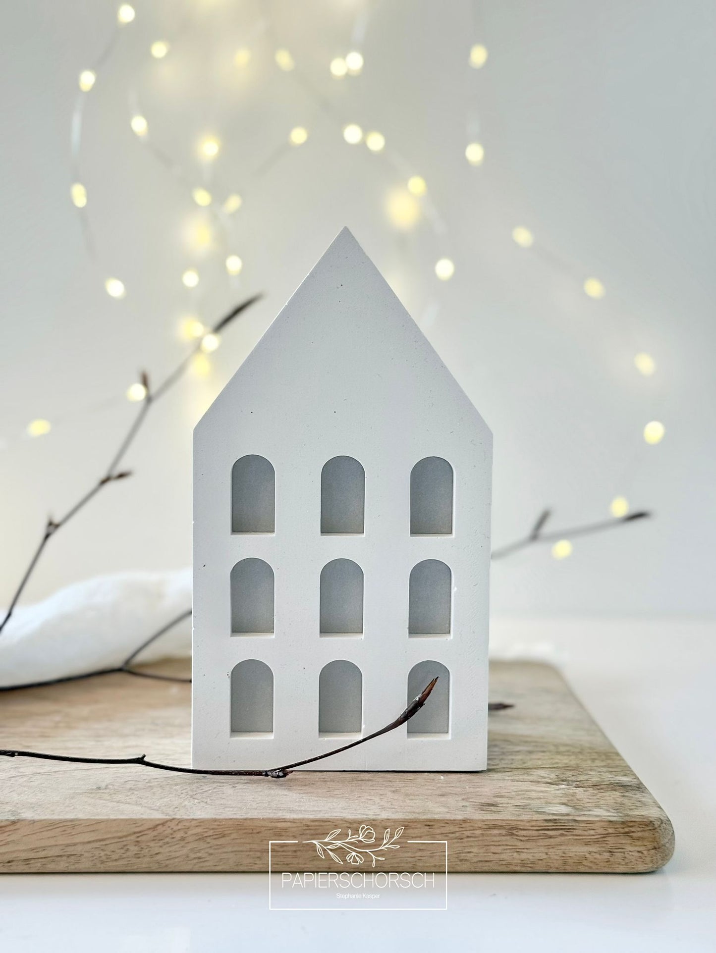 Silikonform - Bausatz Haus Klassisch @Papierschorsch