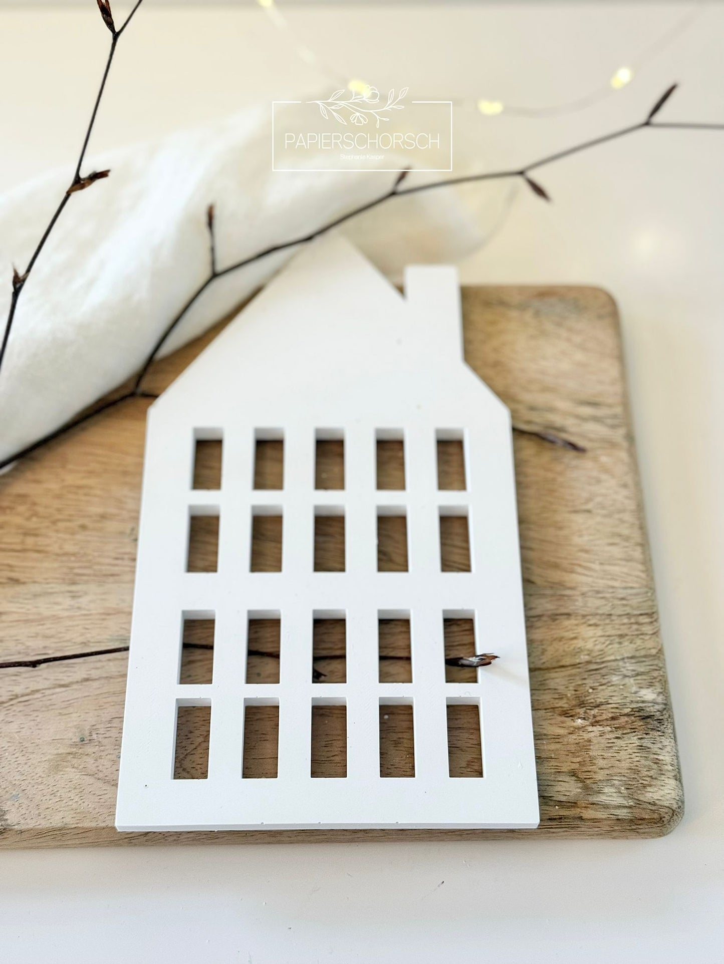 Silikonform - Bausatz Haus Klassisch @Papierschorsch