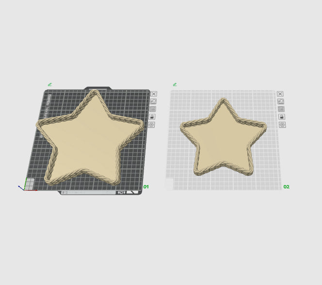 3D Druckdatei - Schale Stern LIESL - Bundle