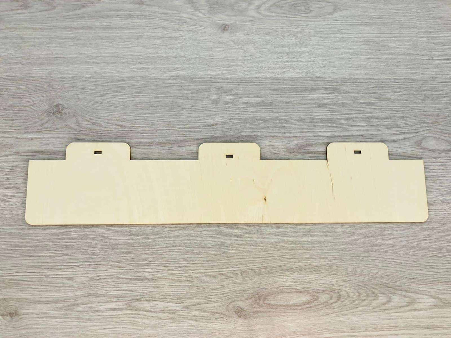 Einlegeboden Regal Display Gestell Adventskalender Holz 8cm Tiefe 16,5 - 50cm - 000058