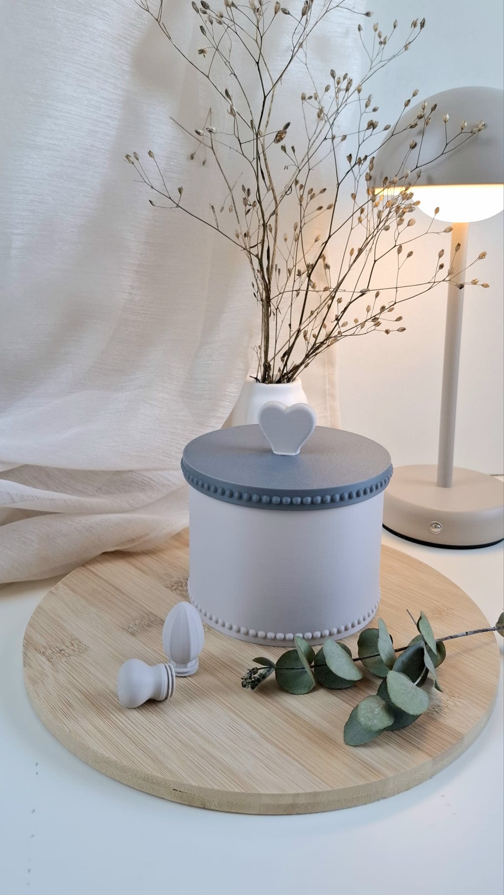 3D Druckdatei - Dose mit Deckel Pauline