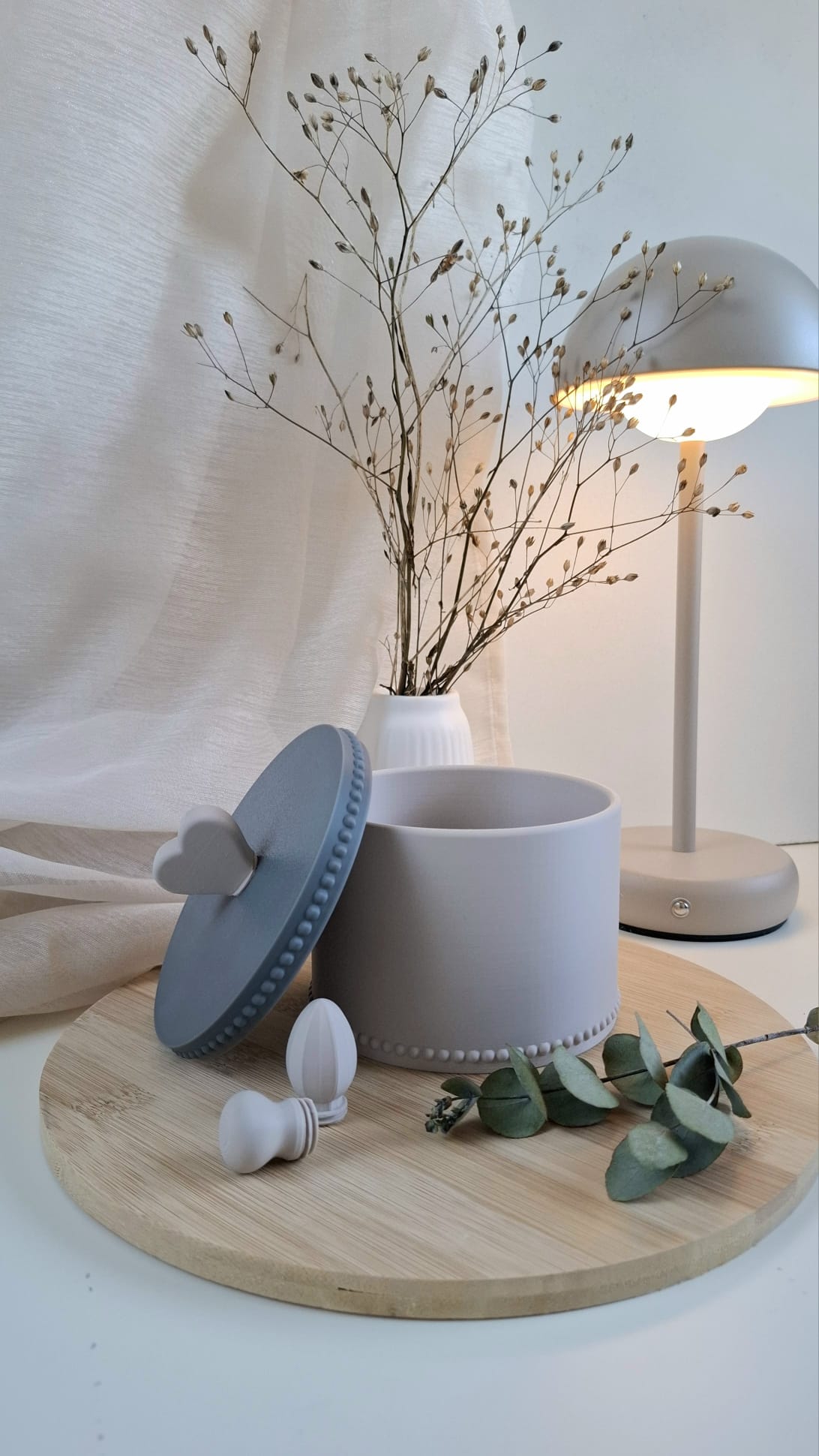 3D Druckdatei - Dose mit Deckel Pauline