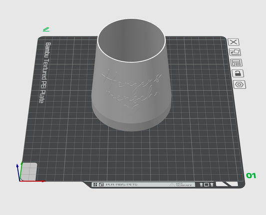 3D Druckdatei - Windlicht Liesl Herzensmensch